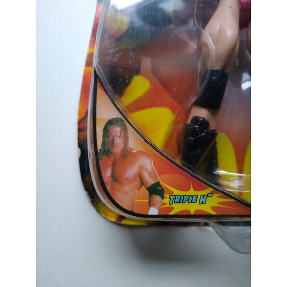 Triple H Action Figure Toy Flexems Jakks Pacific World Wrestling 2003 WWE SEALED - Picture 4 of 9